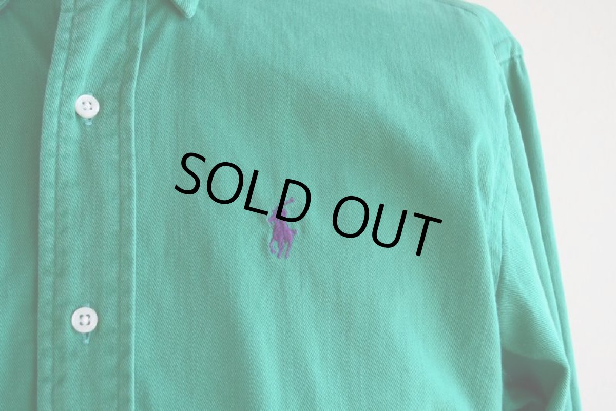 画像7: 1980s Polo Ralph Lauren ボタンダウンシャツ　 MADE IN USA　 表記BOY'S XL  (7)