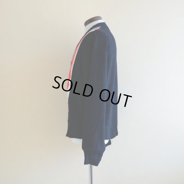 画像4: 1960s〜 アクリルニットカーディガン　 実寸M 