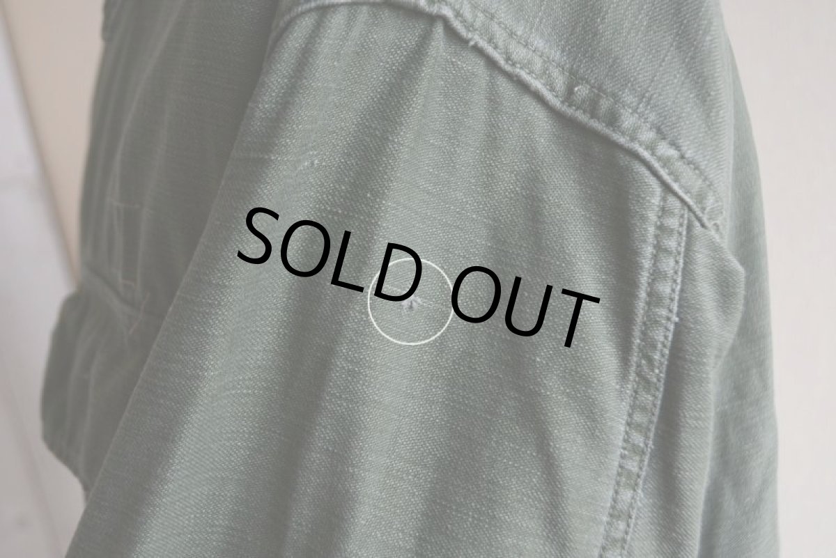 画像15: 1960s US.ARMY ユーティリティシャツ　 OG107 1st　 実寸M  (15)