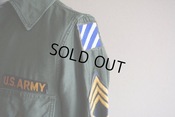 画像10: 1960s US.ARMY ユーティリティシャツ  OG107 2nd  表記13 1/2