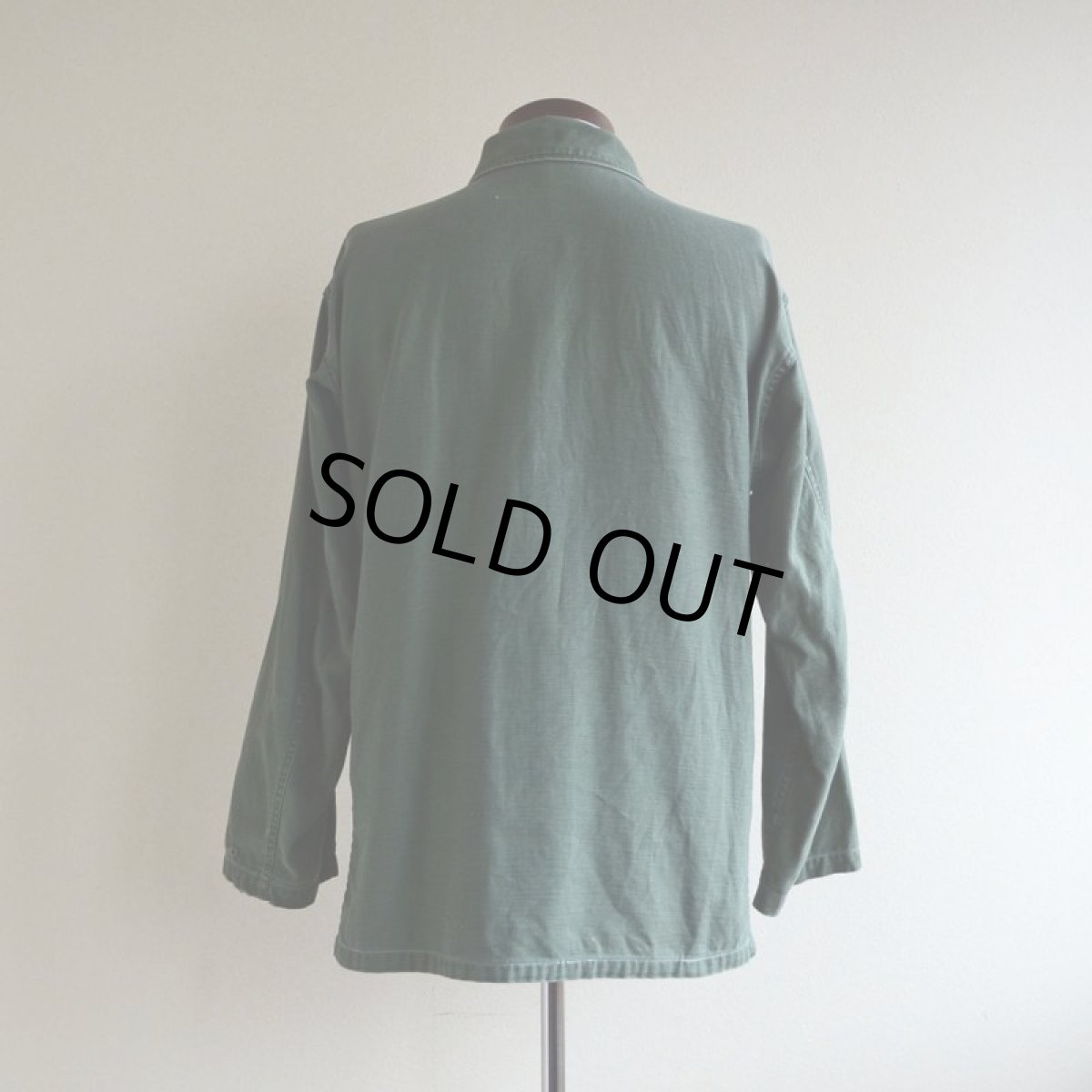 画像3: 1960s US.ARMY ユーティリティシャツ　 OG107 1st　 実寸M  (3)