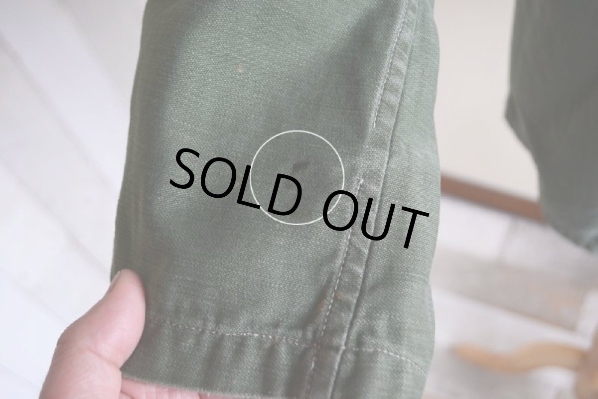 画像13: 1960s US.ARMY ユーティリティシャツ　 OG107 1st　 実寸M  (13)