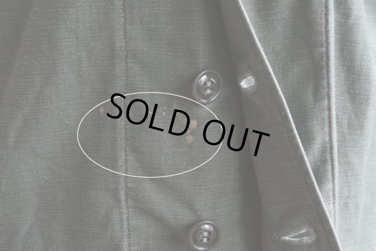 画像10: 1960s US.ARMY ユーティリティシャツ　 OG107 1st　 実寸M  (10)