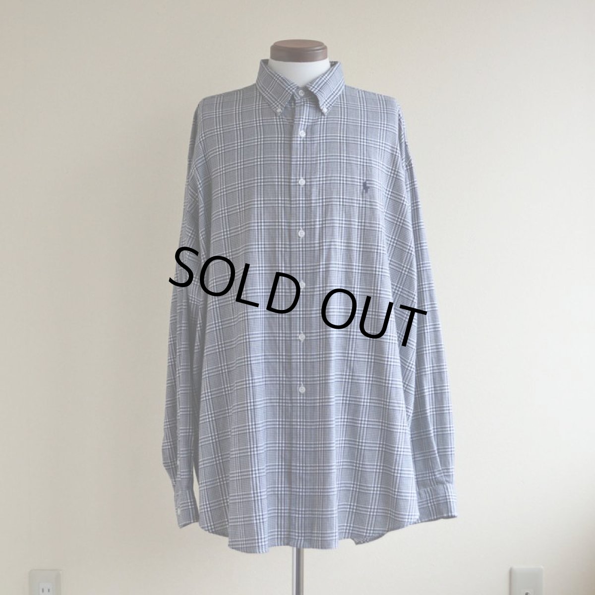 画像1: RalphLauren ボタンダウンシャツ　 表記XXL  (1)