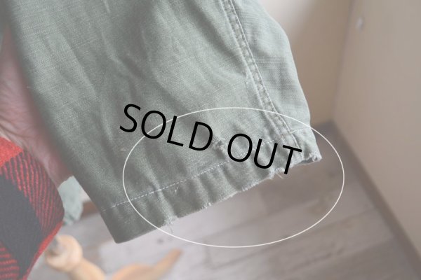 画像14: 1960s US.ARMY ユーティリティシャツ  OG107 1st  実寸M