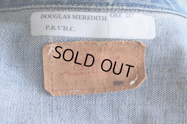 画像5: 1970s LEVI'S 06-705-0217 デニムジャケット   表記40