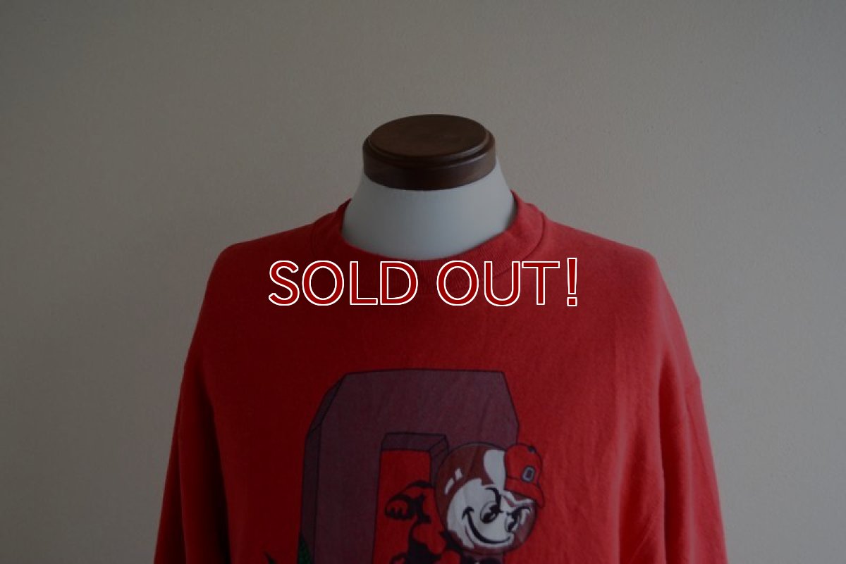 画像6: 〜1990s OHIO STATE BUCKEYES スウェット　 表記L  (6)
