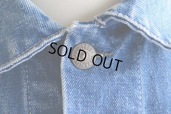 画像6: 1970s LEVI'S 06-705-0217 デニムジャケット   表記40