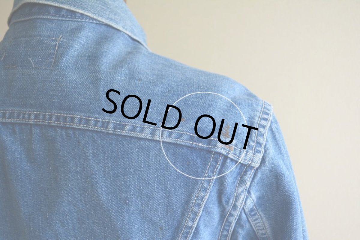 画像18: 1970s LEVI'S 06-705-0217 デニムジャケット 　 表記40  (18)