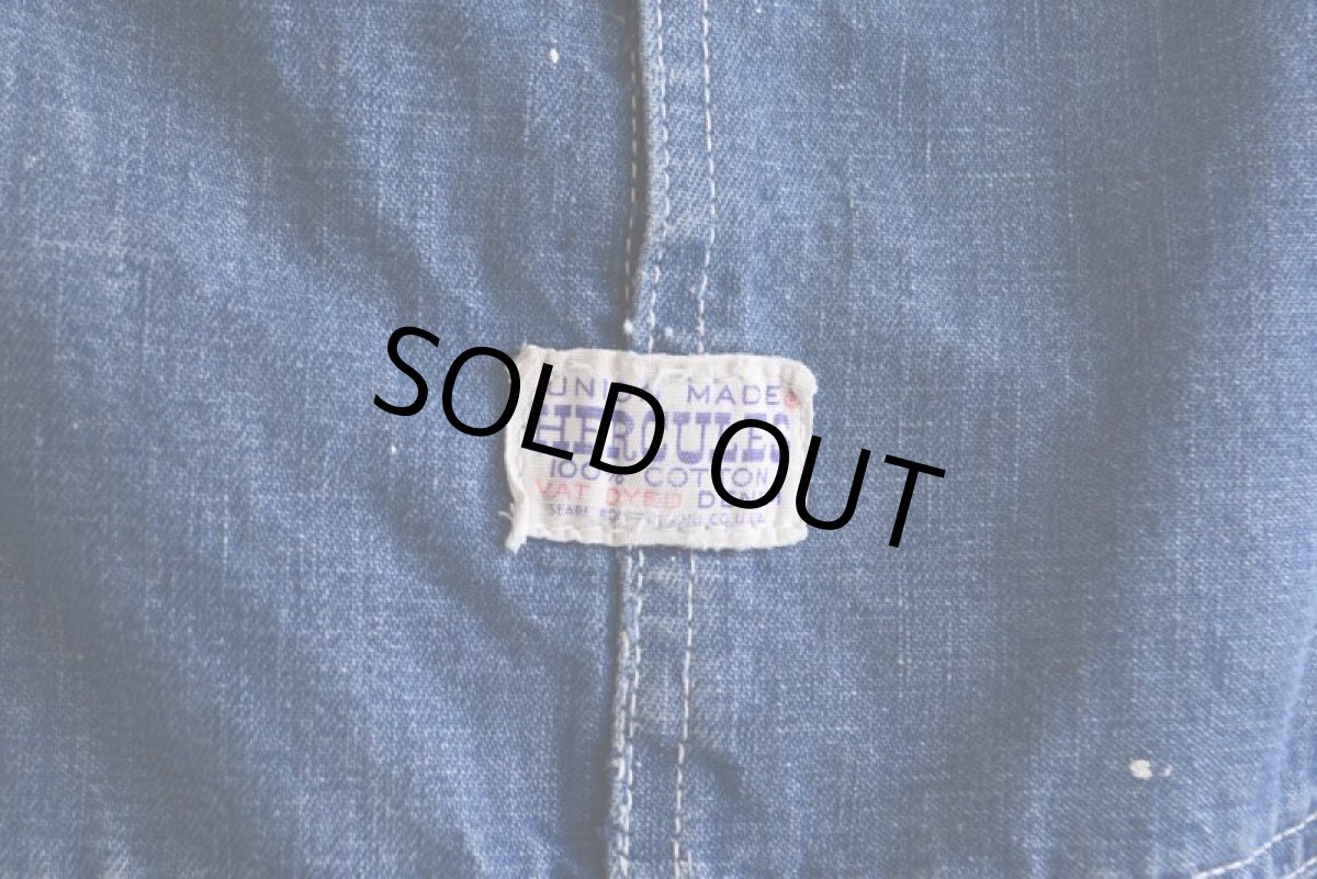 画像5: 1960s HERCULES デニムオーバーオール　 実寸W45(114cm)  (5)