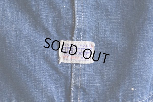 画像5: 1960s HERCULES デニムオーバーオール　 実寸W45(114cm) 