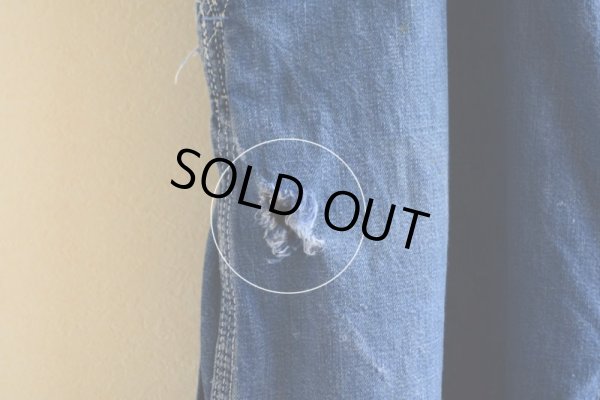 画像11: 1960s HERCULES デニムオーバーオール　 実寸W45(114cm) 