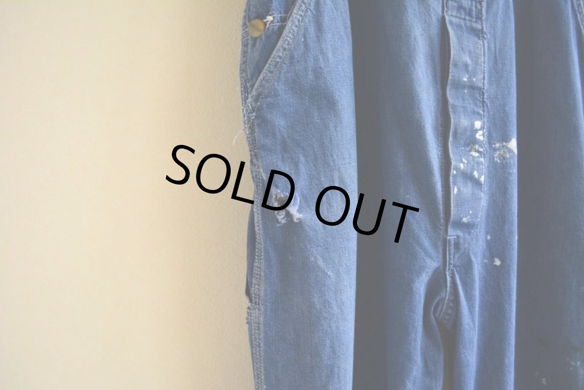 画像10: 1960s HERCULES デニムオーバーオール　 実寸W45(114cm)  (10)