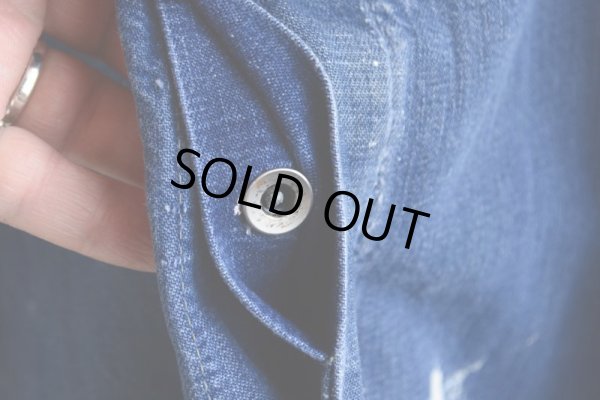 画像7: 1960s HERCULES デニムオーバーオール　 実寸W45(114cm) 