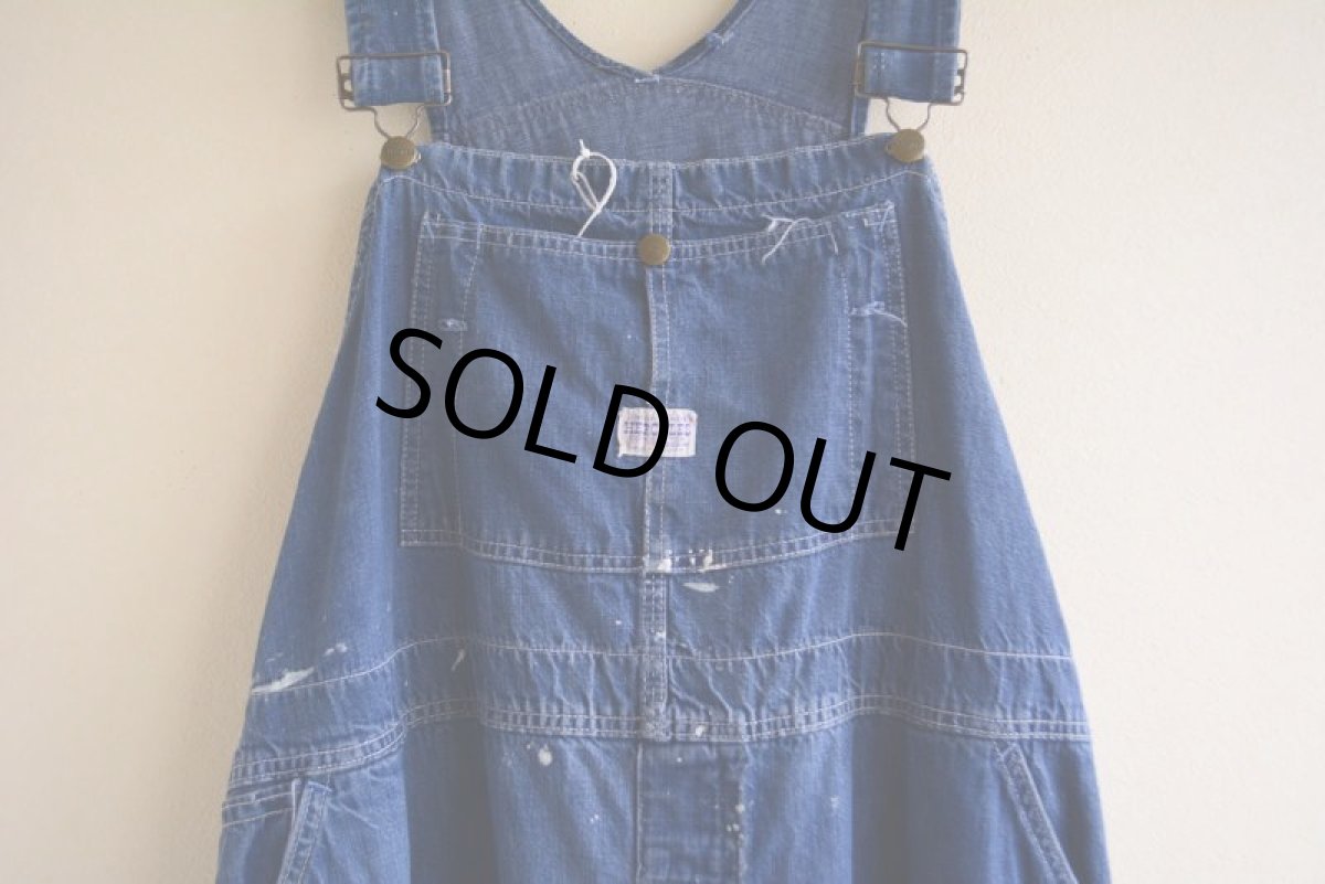 画像4: 1960s HERCULES デニムオーバーオール　 実寸W45(114cm)  (4)