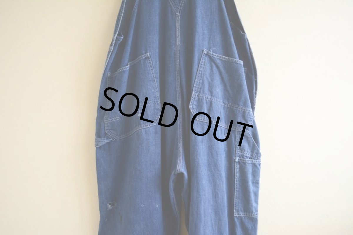 画像13: 1960s HERCULES デニムオーバーオール　 実寸W45(114cm)  (13)