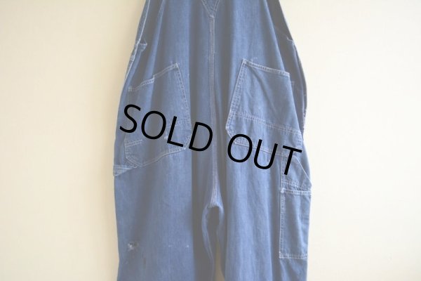 画像13: 1960s HERCULES デニムオーバーオール　 実寸W45(114cm) 