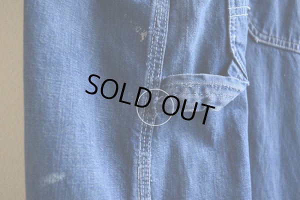 画像17: 1960s HERCULES デニムオーバーオール　 実寸W45(114cm) 