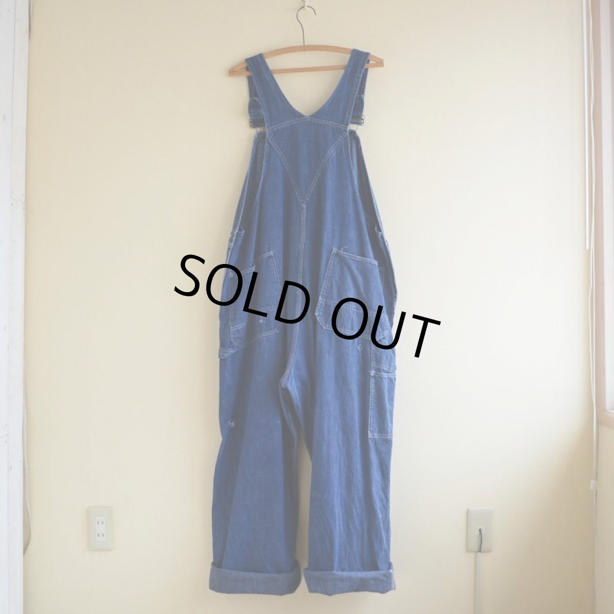 画像3: 1960s HERCULES デニムオーバーオール　 実寸W45(114cm)  (3)