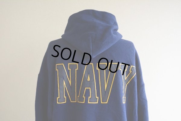 画像7: US.NAVY スウェットパーカー　 MADE IN USA　 表記L 