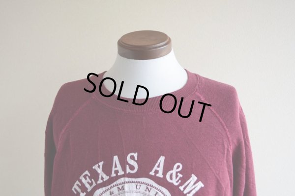 画像6: 1980s TEXAS A&M UNIVERSITY カレッジスウェット　 表記XL 