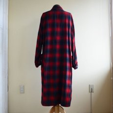 画像3: 1960s PENDLETON ウールガウン　 オンブレチェック　 表記L  (3)