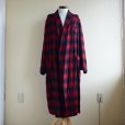 画像1: 1960s PENDLETON ウールガウン　<br>オンブレチェック　<br>表記L<br> (1)