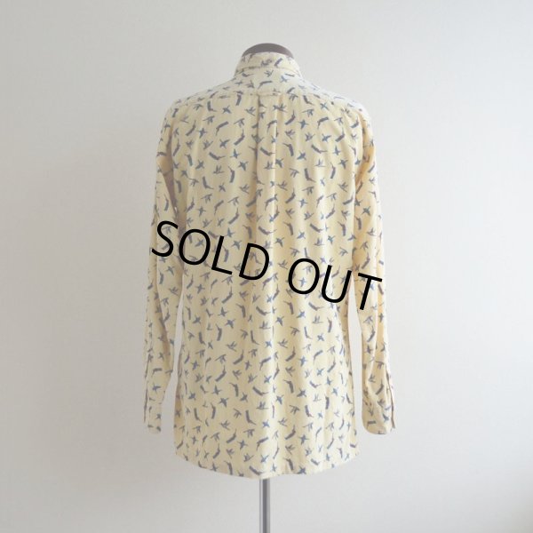 画像3: 1980s ALAN FLUSSER チンスト付きプリントコーデュロイシャツ　 表記M 