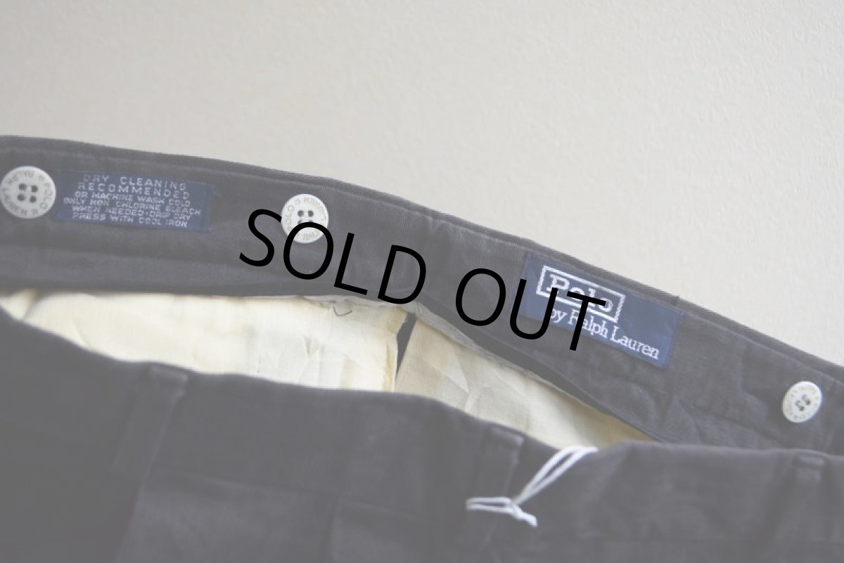 画像8: 1990s Polo by RalphLauren ツータックトラウザー　 実寸W33  (8)