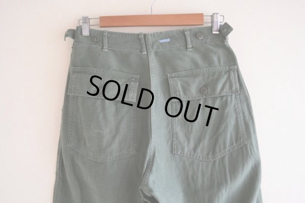 画像8: 1960s US.ARMY コットンベイカーパンツ  アジャスター付き  表記SMALL