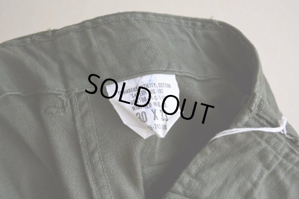 画像4: 1970s US.ARMY コットンベイカーパンツ  表記30×33