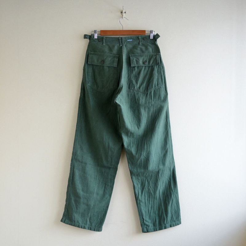 1960s US.ARMY コットンベイカーパンツ アジャスター付き 表記SMALL