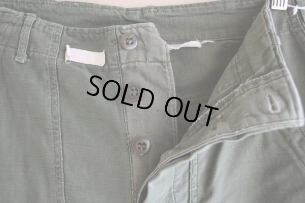 画像7: 1960s US.ARMY コットンベイカーパンツ  アジャスター付き  表記SMALL