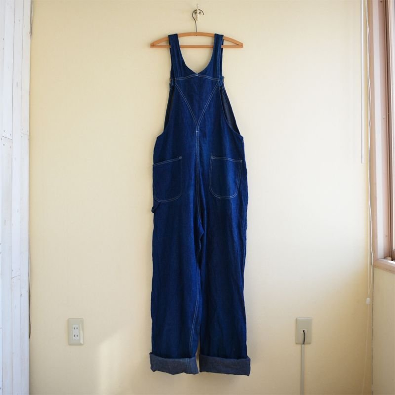 1960s SEARS デニムオーバーオール 表記36×34 - 古着屋HamburgCafe