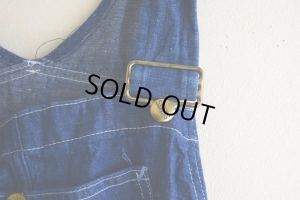 画像6: 1960s SEARS デニムオーバーオール　 表記36×34 