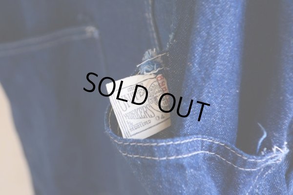 画像12: 1960s SEARS デニムオーバーオール　 表記36×34 