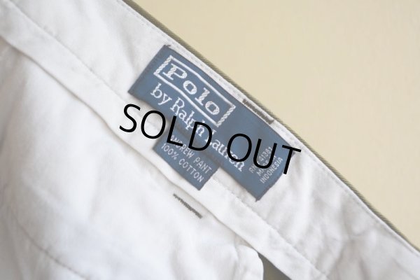 画像4: 1990s Polo by RalphLauren ツータックチノトラウザー　 表記34×30 