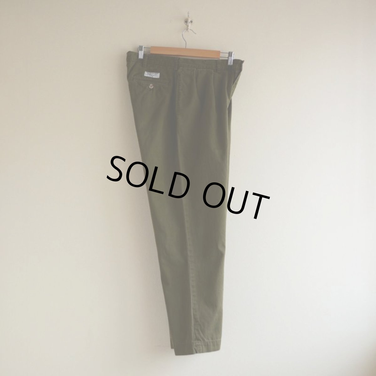 画像3: 1990s Polo by RalphLauren ツータックチノトラウザー　 表記34×30  (3)