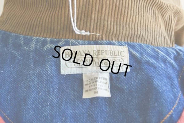 画像6: 1980s BANANA REPUBLIC デニムカバーオール  表記M