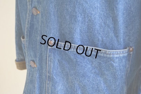 画像10: 1980s BANANA REPUBLIC デニムカバーオール  表記M