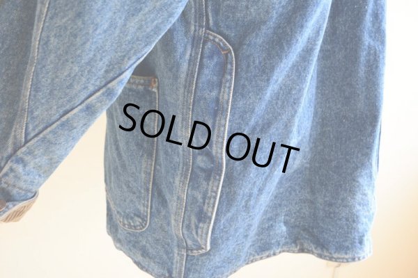 画像15: 1980s BANANA REPUBLIC デニムカバーオール  表記M