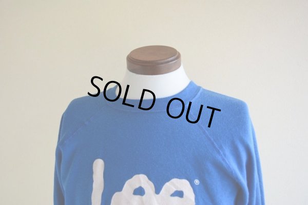 画像6: 1980s Lee ロゴプリントスウェット  実寸ML