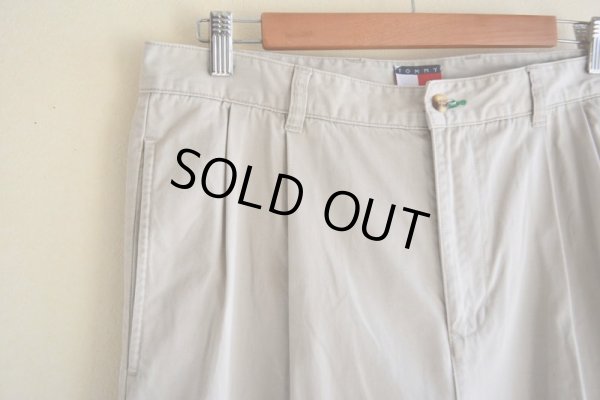 画像7: TOMMY HILFIGER ツータックチノトラウザー  表記33×30