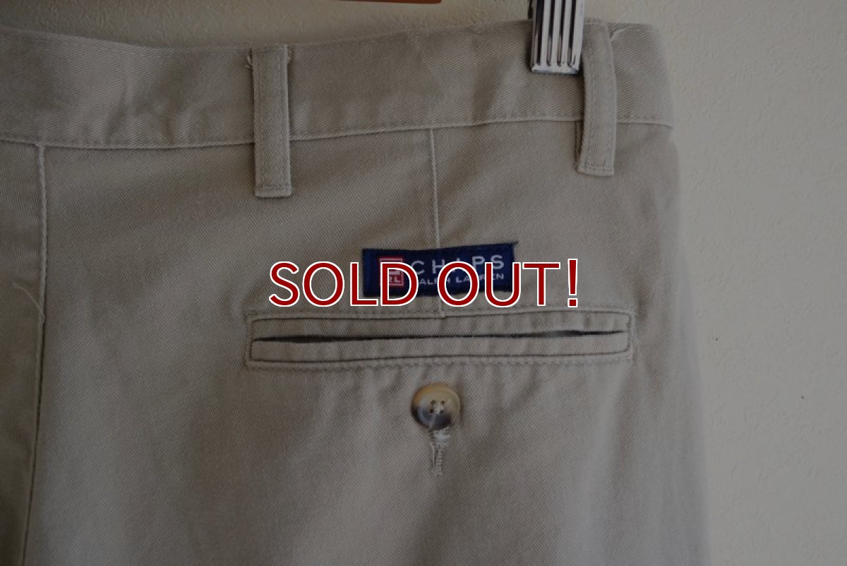 画像9: CHAPS RALPH LAUREN ツータックチノトラウザー　 表記34×30  (9)