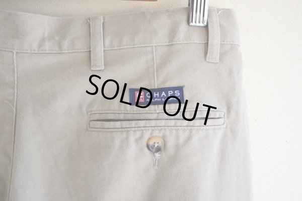 画像9: CHAPS RALPH LAUREN ツータックチノトラウザー　 表記34×30 