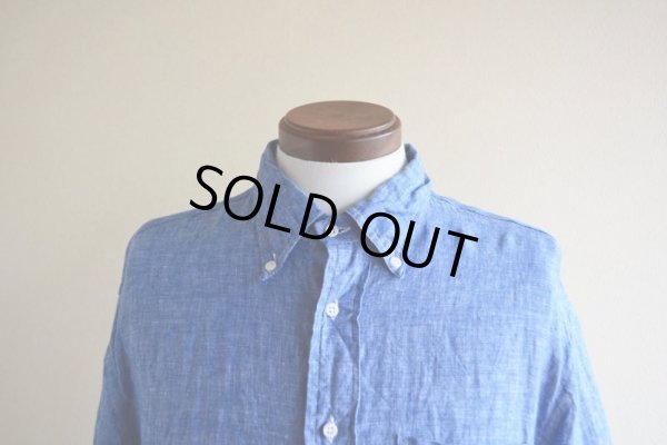 画像6: GITMAN VINTAGE リネンシャンブレーシャツ  表記L