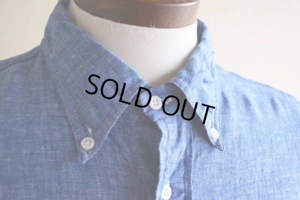 画像7: GITMAN VINTAGE リネンシャンブレーシャツ  表記L