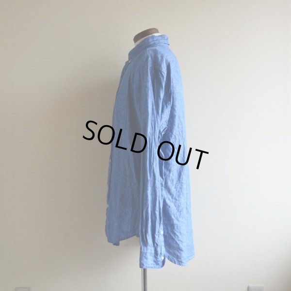 画像4: GITMAN VINTAGE リネンシャンブレーシャツ  表記L