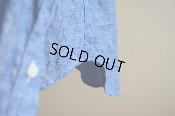 画像10: GITMAN VINTAGE リネンシャンブレーシャツ  表記L