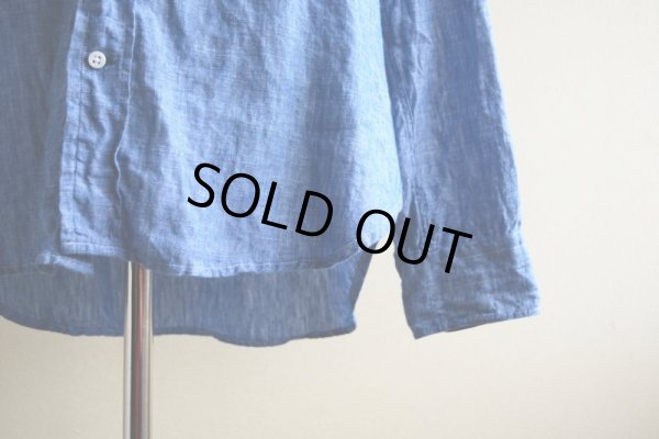 画像9: GITMAN VINTAGE リネンシャンブレーシャツ  表記L